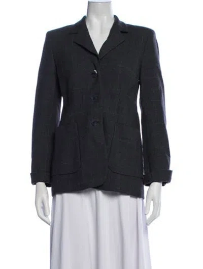 Pre-owned Prada Vintage Late 1990's - Early 2000's Blazer In Grey