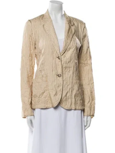 Pre-owned Prada Vintage Late 1990's - Early 2000's Blazer In Neutral