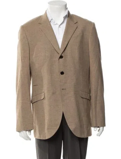 Pre-owned Prada Vintage Late 1990's - Early 2000's Blazer In Neutrals