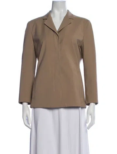 Pre-owned Prada Vintage Late 1990's - Early 2000's Blazer In Neutrals