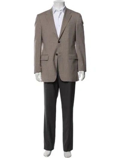 Pre-owned Prada Vintage Late 1990's - Early 2000's Blazer In Neutrals