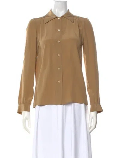 Pre-owned Prada Vintage Late 1990's - Early 2000's Blouse In Neutral