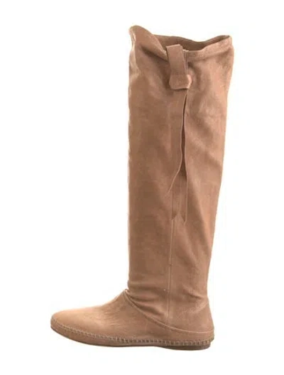 Pre-owned Prada Vintage Late 1990's - Early 2000's Boots In Neutral