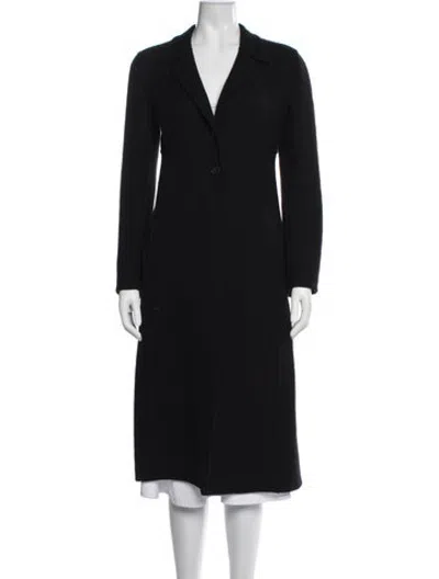 Pre-owned Prada Vintage Late 1990's - Early 2000's Coat In Black