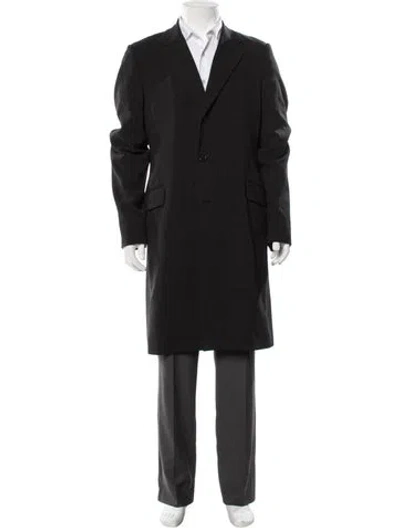 Pre-owned Prada Vintage Late 1990's - Early 2000's Coat In Gray