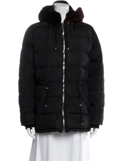 Pre-owned Prada Vintage Late 1990's - Early 2000's Down Jacket In Black