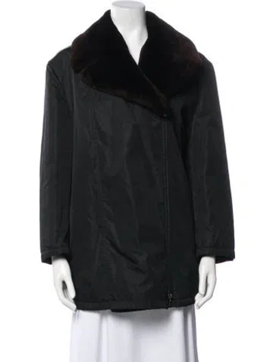 Pre-owned Prada Vintage Late 1990's - Early 2000's Fur Jacket In Multi