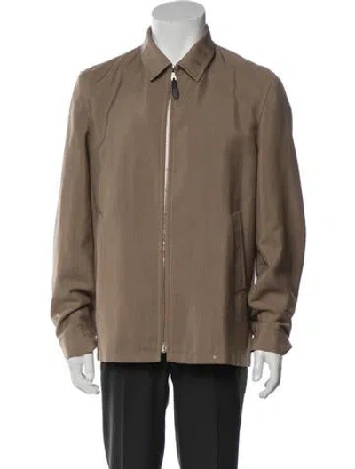 Pre-owned Prada Vintage Late 1990's - Early 2000's Jacket In Brown