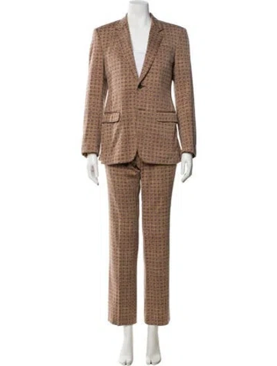 Pre-owned Prada Vintage Late 1990's - Early 2000's Pantsuit In Neutral