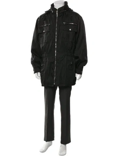 Pre-owned Prada Vintage Late 1990's - Early 2000's Parka In Black