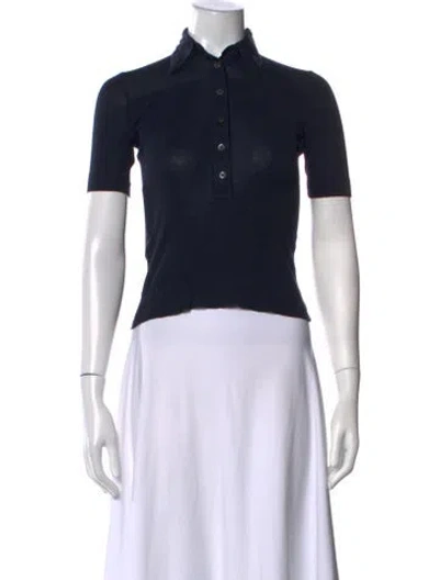 Pre-owned Prada Vintage Late 1990's - Early 2000's Polo In Black