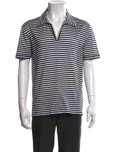 Pre-owned Prada Vintage Late 1990's - Early 2000's Polo Shirt In White