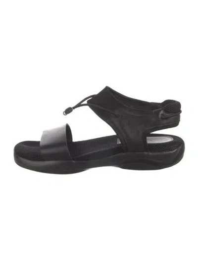 Pre-owned Prada Vintage Late 1990's - Early 2000's Sandals In Black