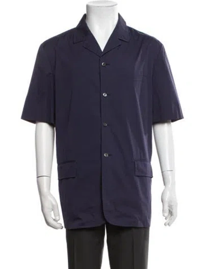 Pre-owned Prada Vintage Late 1990's - Early 2000's Shirt In Blue