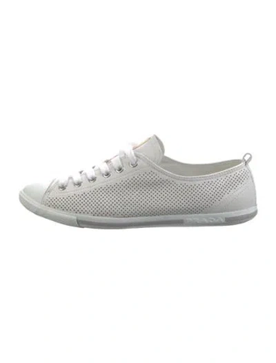 Pre-owned Prada Vintage Late 1990's - Early 2000's Sneakers In White