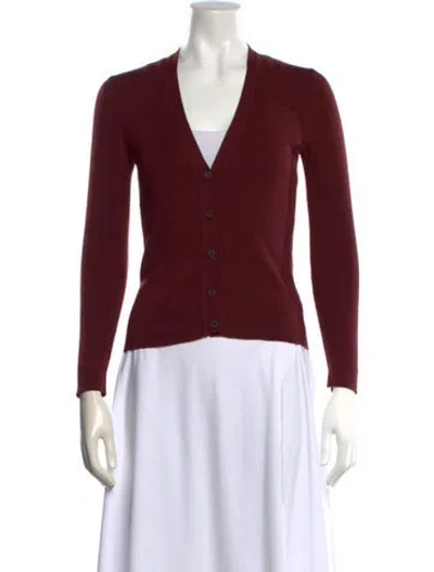 Pre-owned Prada Vintage Late 1990's - Early 2000's Sweater In Burgundy