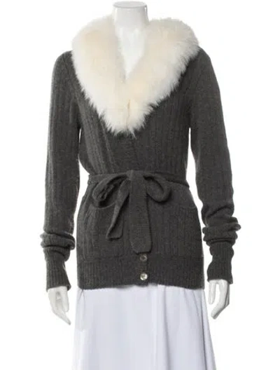 Pre-owned Prada Vintage Late 1990's - Early 2000's Sweater In Gray