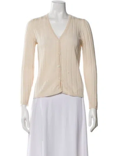 Pre-owned Prada Vintage Late 1990's - Early 2000's Sweater In Neutral