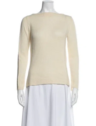 Pre-owned Prada Vintage Late 1990's - Early 2000's Sweater In Neutrals