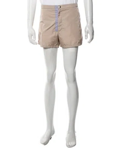 Pre-owned Prada Vintage Late 1990's - Early 2000's Swim Trunks In Neutrals