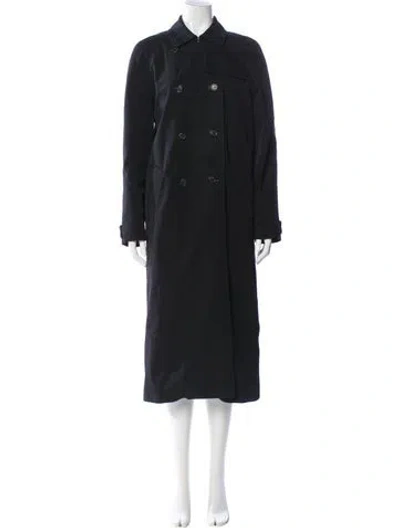 Pre-owned Prada Vintage Late 1990's - Early 2000's Trench Coat In Black