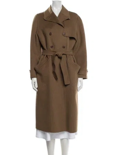 Pre-owned Prada Vintage Late 1990's - Early 2000's Trench Coat In Brown