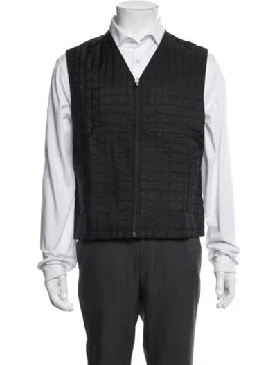 Pre-owned Prada Vintage Late 1990's - Early 2000's Vest In Black