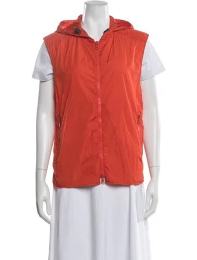 Pre-owned Prada Vintage Late 1990's - Early 2000's Vest In Orange