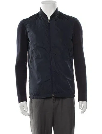 Pre-owned Prada Vintage Late 1990's - Early 2000's Windbreaker In Blue