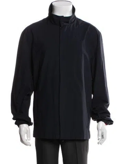Pre-owned Prada Vintage Late 1990's - Early 2000's Windbreaker In Blue