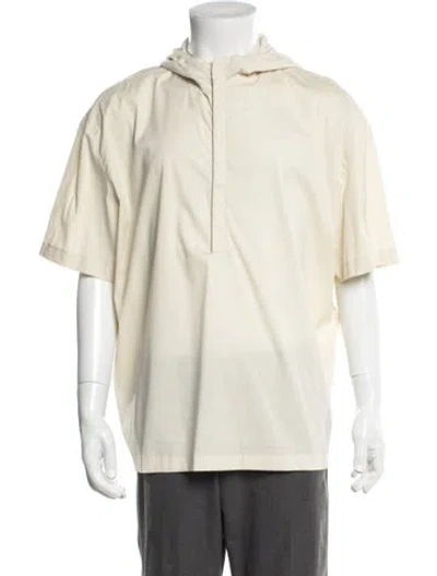 Pre-owned Prada Vintage Late 1990's - Early 2000's Windbreaker In Neutral