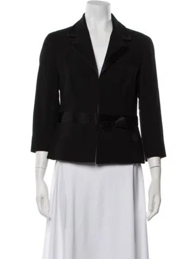 Pre-owned Prada Vintage Late 2000's - Early 2010's Blazer In Black