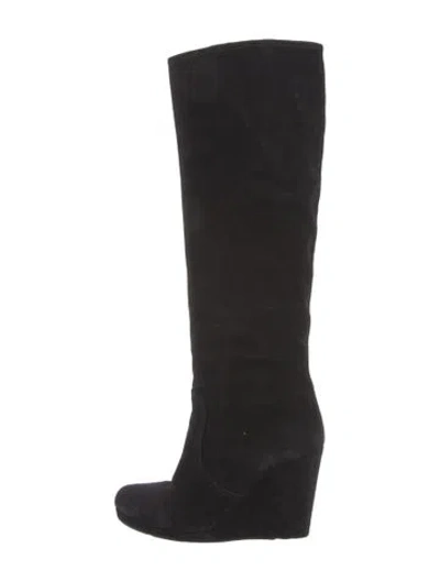 Pre-owned Prada Vintage Late 2000's - Early 2010's Boots In Black