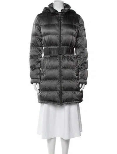 Pre-owned Prada Vintage Late 2000's - Early 2010's Down Coat In Gray
