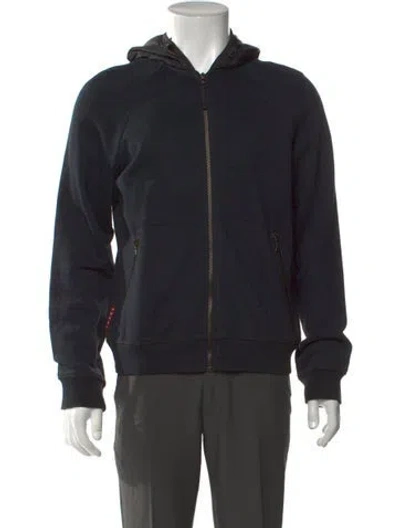 Pre-owned Prada Vintage Late 2000's - Early 2010's Hoodie In Black