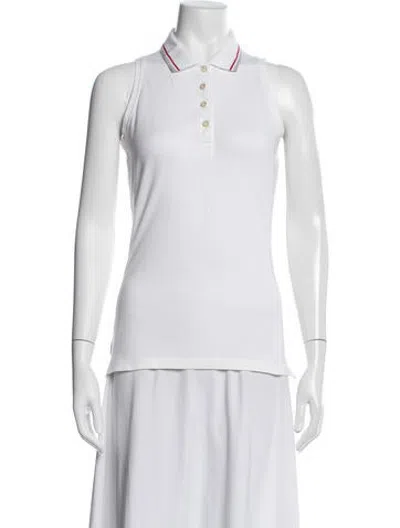 Pre-owned Prada Vintage Late 2000's - Early 2010's Polo In White