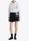 Prada Vintage Logo Hooded Sweatshirt In White