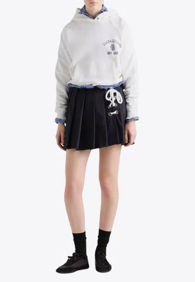 PRADA VINTAGE LOGO HOODED SWEATSHIRT