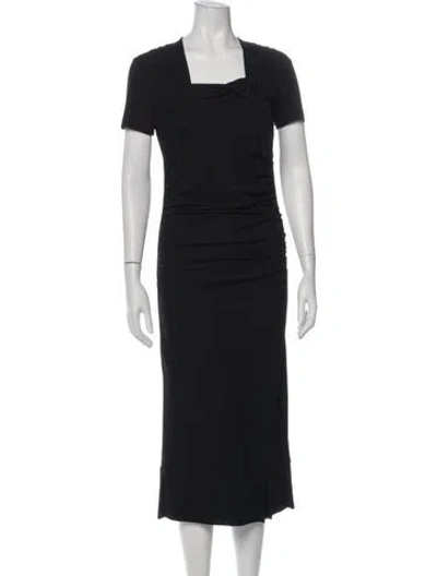 Pre-owned Prada Vintage Long Dress In Black