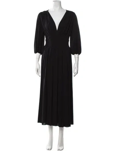 Pre-owned Prada Vintage Long Dress In Black