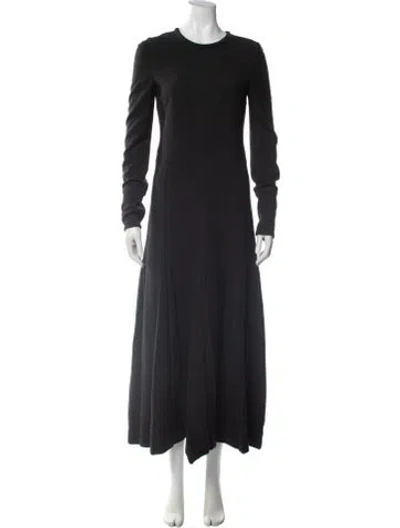 Pre-owned Prada Vintage Long Dress In Gray