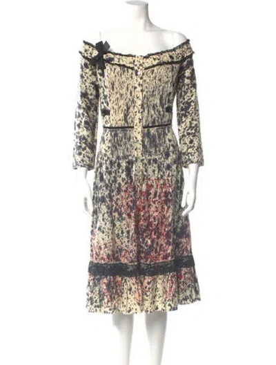 Pre-owned Prada Vintage Midi Length Dress