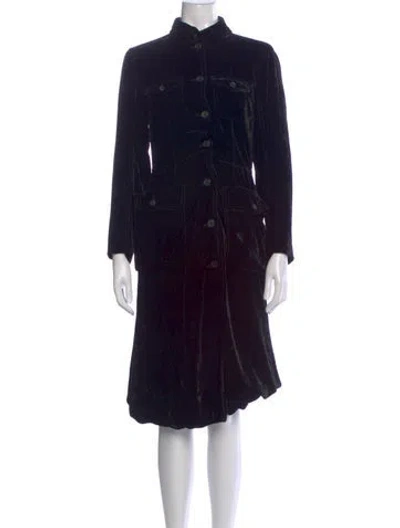 Pre-owned Prada Vintage Midi Length Dress In Black