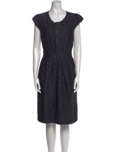 Pre-owned Prada Vintage Midi Length Dress In Blue