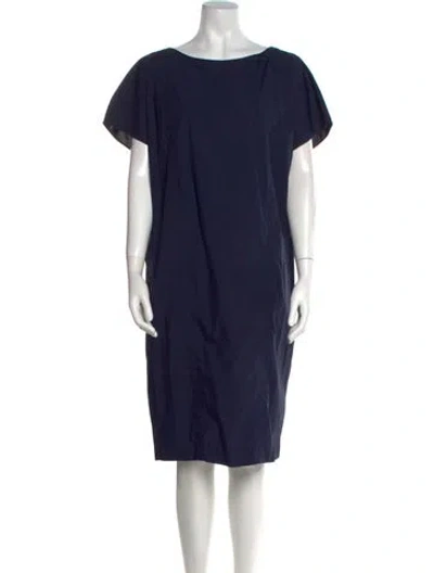 Pre-owned Prada Vintage Midi Length Dress In Blue