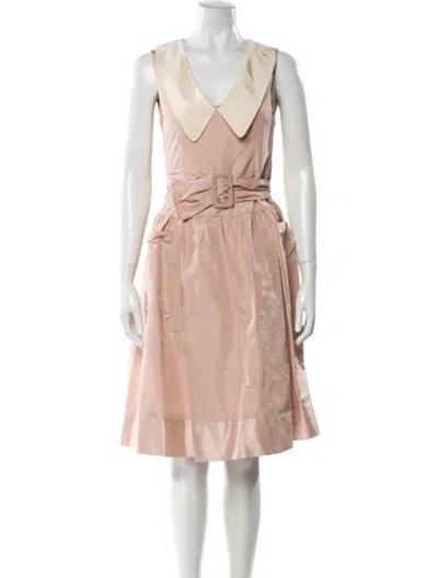Pre-owned Prada Vintage Midi Length Dress In Multi