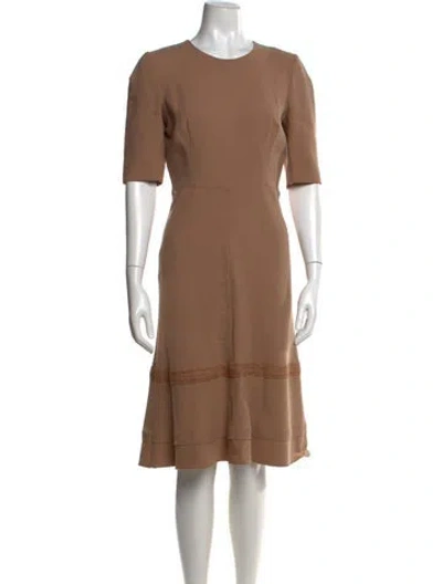 Pre-owned Prada Vintage Midi Length Dress In Neutral