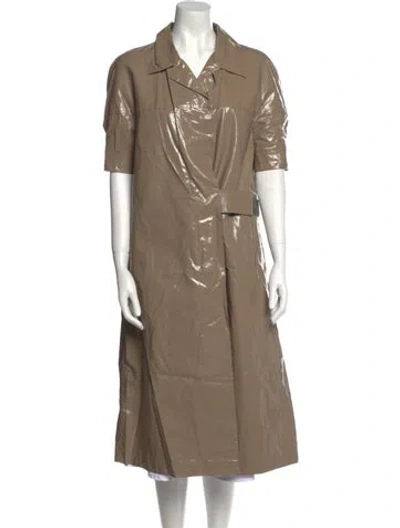 Pre-owned Prada Vintage Midi Length Dress In Neutral