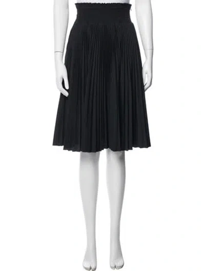 Pre-owned Prada Vintage Midi Length Skirt In Black