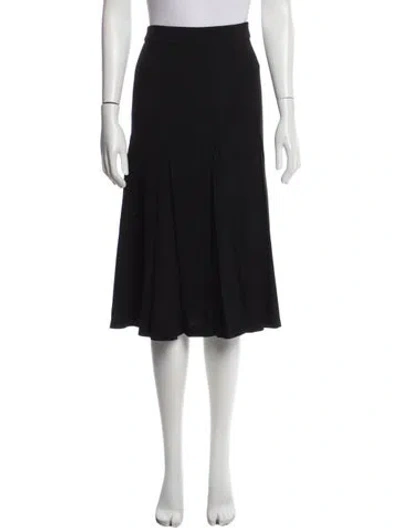 Pre-owned Prada Vintage Midi Length Skirt In Blue